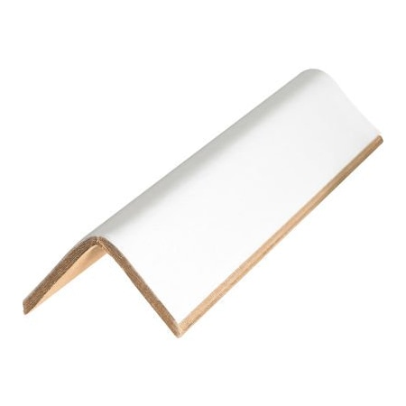 Box Packaging Heavy Duty Edge Protector 2-1/2W x 2-1/2D x 40L .225 Thick White 45/Pk EP252540225B